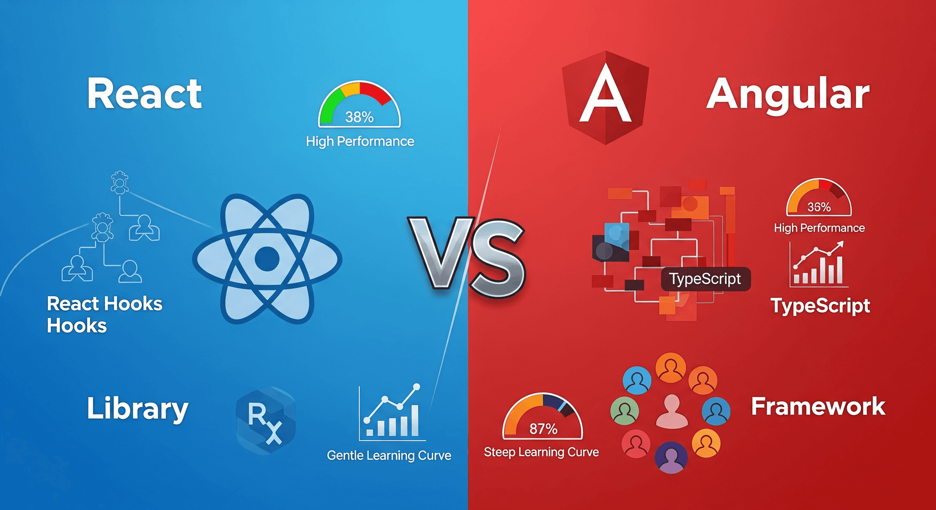 React vs Angular — Which Framework Should You Choose in 2025? ⚛️