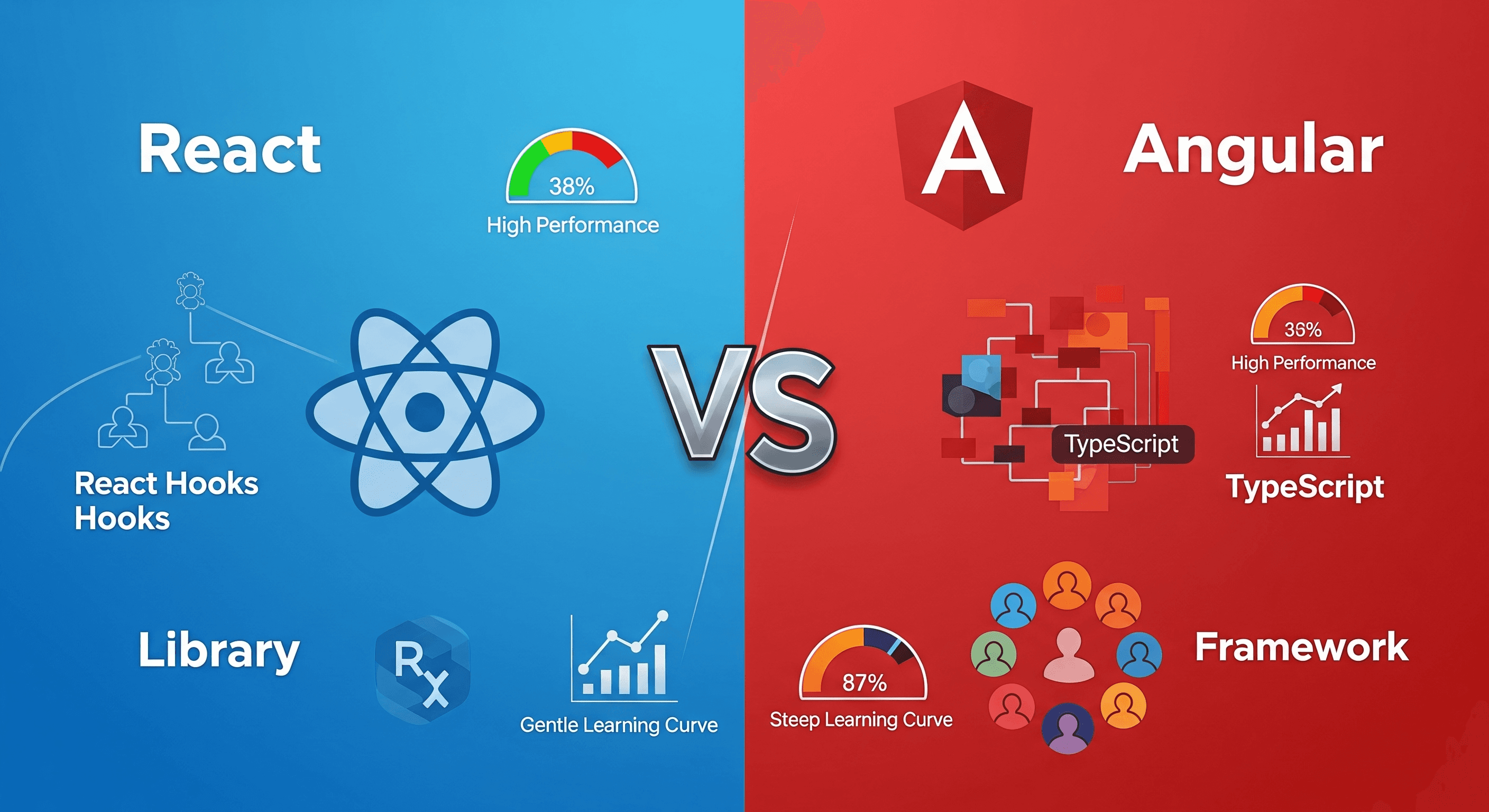 React vs Angular — Which Framework Should You Choose in 2025? ⚛️